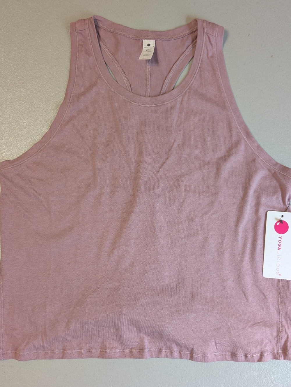 NWT Yogalicious XXL tie back tank top